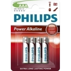 Piles Philips Lr03 Super Alcalina Blister De 4