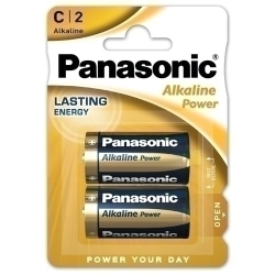 Piles Panasonic Alkaline Power C Lr14 Blister De 2