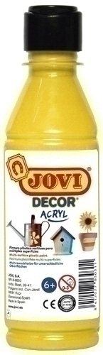 Pintura Latex Jovi Decor 250 Ml (Botella) Groc