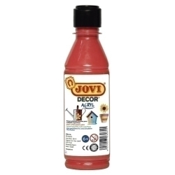 Pintura Latex Jovi Decor 250 Ml (Botella) Bermellon