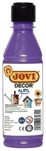 Pintura Latex Jovi Decor 250 Ml (Botella) Violeta