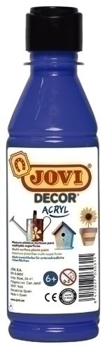 Pintura Latex Jovi Decor 250 Ml (Botella) Blau Ultramar