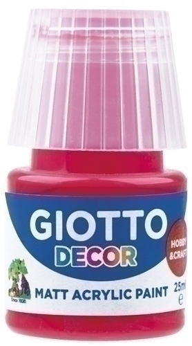 Pintura Acrilica Giotto 25 Ml (Bot) Vermell Bermellon