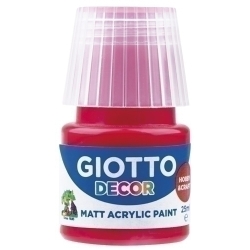 Pintura Acrilica Giotto 25 Ml (Bot) Vermell Escarlata