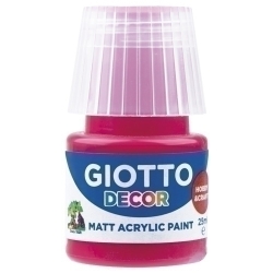 Pintura Acrilica Giotto 25 Ml (Bot) Vermell Carmin