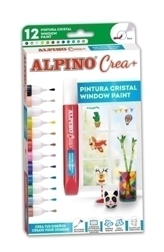 Pintura Per a Cristall Alpino Estoig De 12