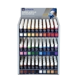 Pintura Acrilica La Pajarita 60 Ml (Bot) Expositor De 180 (30 Colors)