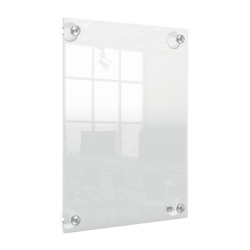 Portaposter Nobo Mural A4 Acrilic Transparent Removible
