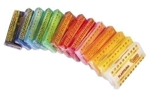 Plastilina Jovi 71 Pastilla 150 Gr. Groc Fosc Caixa De 15