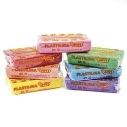 Plastilina Jovi 70 Pastilla 50 Gr. Taronja Caixa De 30