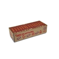 Plastilina Jovi 72 Pastilla 350 Gr. Marron Caixa De 15