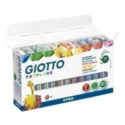 Plastilina Giotto Patplume 150 Gr Assortiment Caixa De 12