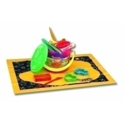 Plastilina Jovi Joc Cub Assortiment (6 Pastilles + 3 Modeladors + 3 Motlles + Estovalles)