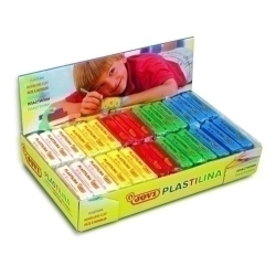 Plastilina Jovi 70 Pastilla 50 Gr. Assortiment Colors Basics Caixa De 30 (6X 5 Col.)