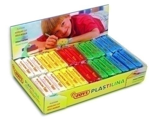 Plastilina Jovi 70 Pastilla 50 Gr. Assortiment Colors Basics Caixa De 30 (6X 5 Col.)