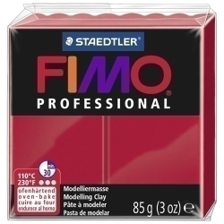 Pasta Modelar Fimo Professional Carmin 85 Gr.