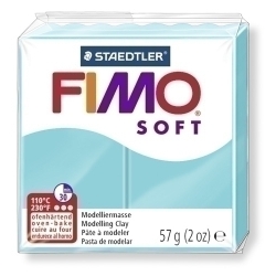 Pasta Modelar Fimo Soft Verd Menta 57 Gr.