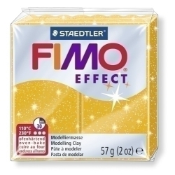Pasta Modelar Fimo Effect Or Purpurina 57 Gr.