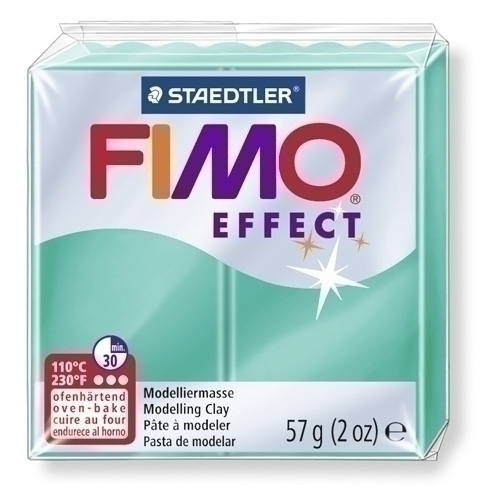 Pasta Modelar Fimo Effect Translluït Verd 57 Gr.
