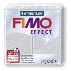 Pasta Modelar Fimo Effect Metalico Plata 57 Gr.