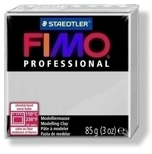 Pasta Modelar Fimo Professional Gris Delfin 85 Gr.