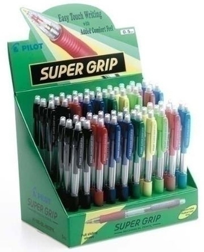 Portamines Pilot H-185 Supergrip 0,5 Mm Expositor De 60