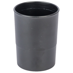 Porta Llapis Plastic Rodó Negre