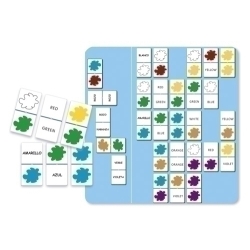 Joc Kluger Domino Colors (28 Peces Per a + 3Anys)