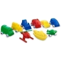 Vehicle Plastic Minimobil Miniland Contenidor 36 Ut