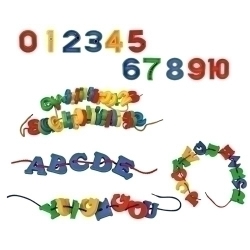 Joc Smart Lletres Ensartables De Plàstic Bossa De 156