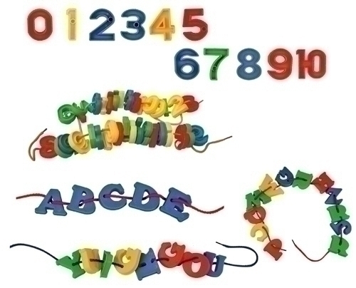 Joc Smart Lletres Ensartables De Plàstic Bossa De 156