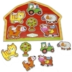 Joc Kluger Ensarte 6 Peces Granja D´Animals