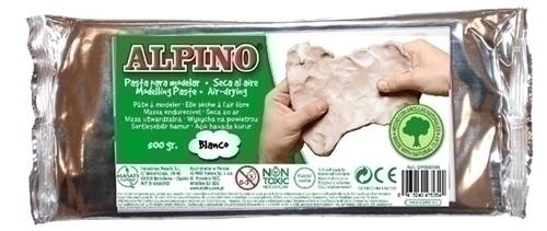 Pasta Modelar Alpí 500 Gr. Blanca