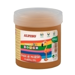 Pasta Modelar Alpí Magic Dough 160 Gr. Marron