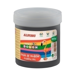 Pasta Modelar Alpí Magic Dough 160 Gr. Negre