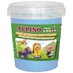 Pasta Modelar Alpí Magic Dough 160 Gr. Cyan