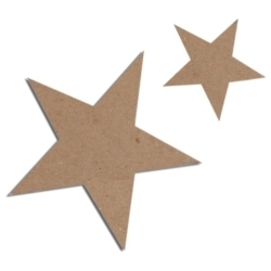 Figures Niefenver Carton Estrella 7 Unitats 2 Mides