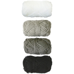 Ovells Llana Niefenver 28Gr. Tons Grisos Pack De 4