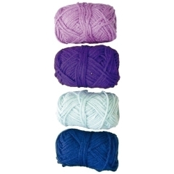 Ovells Llana Niefenver 28Gr. Tons Blaus Pack De 4