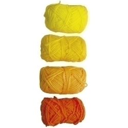 Ovells Llana Niefenver 28Gr. Tons Grocs Pack De 4