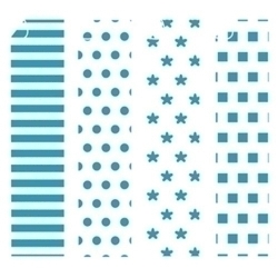 Paper Per Origami Niefenver 20X20 Cm. Blau-3 Sobre De 20 Fulles