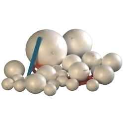 Boles Poliespan Niefenver 7 Cm + Ganxos. Bossa de 20