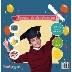 Birrete Graduació Niefenver Pack De 5