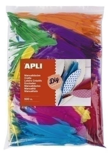 Plumas Apli Colores Surtido Bolsa De 500