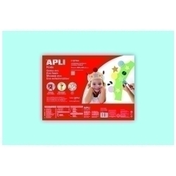 Goma Eva Apli Fulla 40X60 Cm Blau Clar Paquet De 5