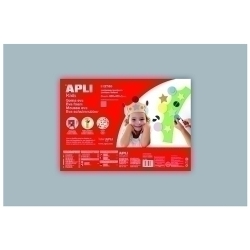 Goma Eva Apli Fulla 40X60 Cm Gris Paquet De 5