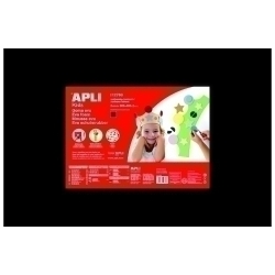 Goma Eva Apli Fulla 40X60 Cm Negre Paquet De 5