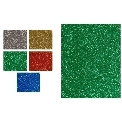 Goma Eva Fixo Kids Fulla 22X30 Cm Purpurina Blau Paquet De 5