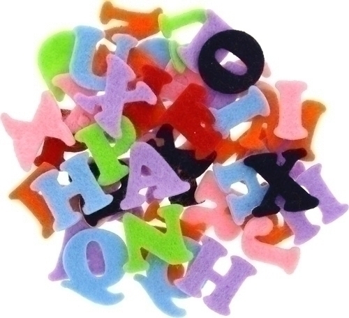 Figures Feltre Fixo Kids Lletres Pack De 100