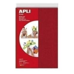 Goma Eva Apli Fulla 20X30 Cm Tovallola 4 Fulles (Vermell, Groc, Verd I Blau)